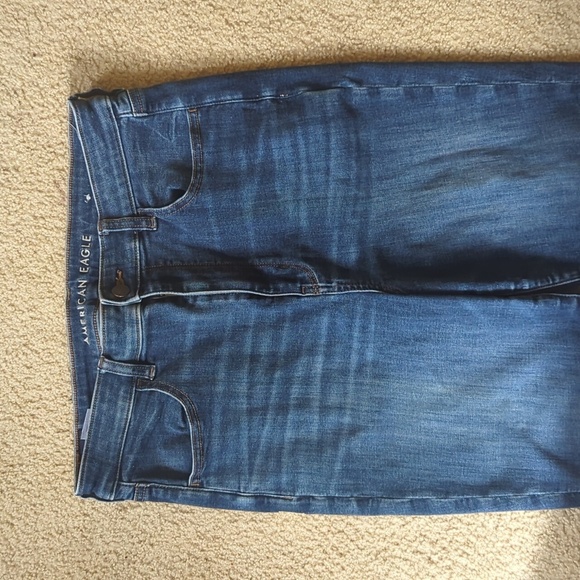American Eagle Outfitters Highest Rise Legging Crop Jeans Size 14 - Picture 4 of 9